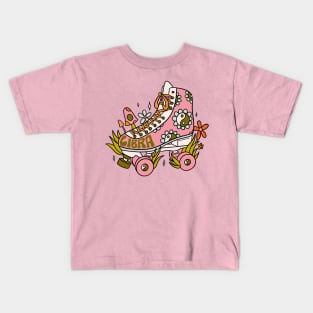 Libra Roller Skate Kids T-Shirt